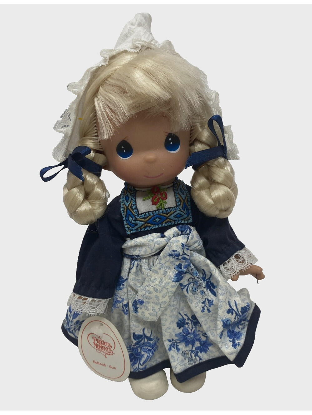 Precious Moments Elin of Holland Doll 9" Linda Rick Children of World 2183 Tag